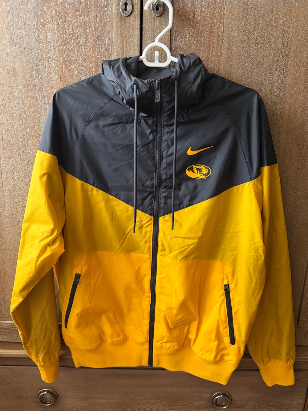 Nike Mizzou Hooded Windbreaker S